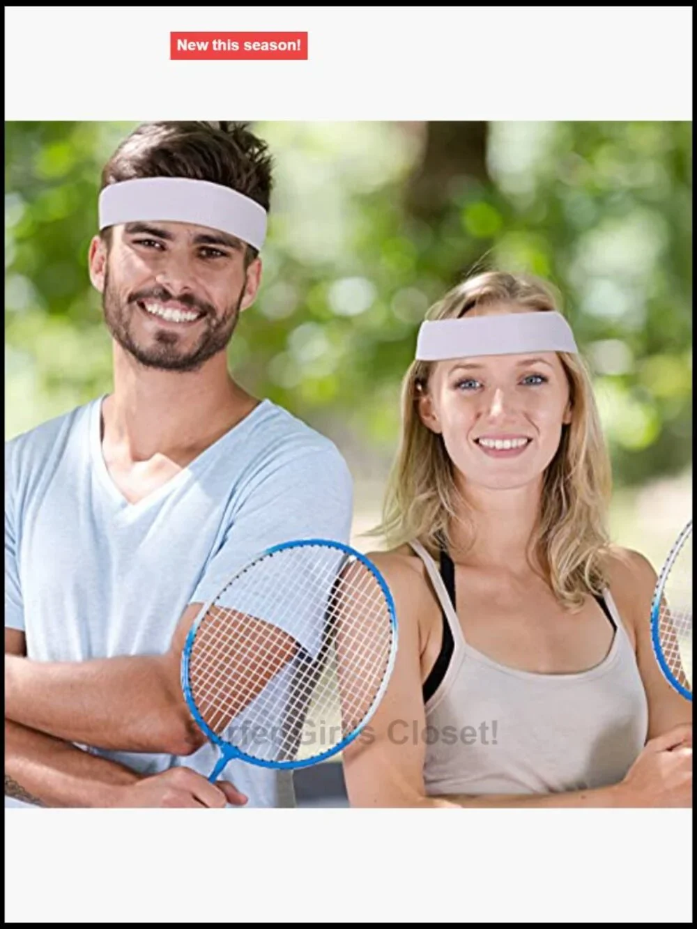 12 Pack Terry Cloth Sweatbands for Men Women Basketball Running Sports Headbands